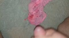 ejeculation on wife's panties
