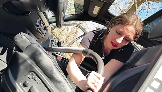 Outdoor Car Vacuum Leather Seats