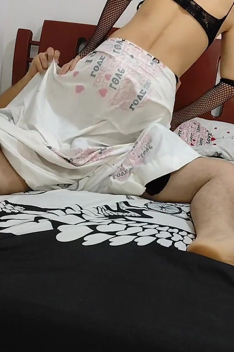 Stepmom Has Sex Under the Covers with Her Stupid Stepson