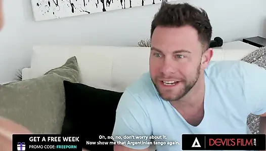 DEVILS FILM - Gorgeous Kitana Montana Gets Her Big Tits Bouncing While Getting Fucked Hard