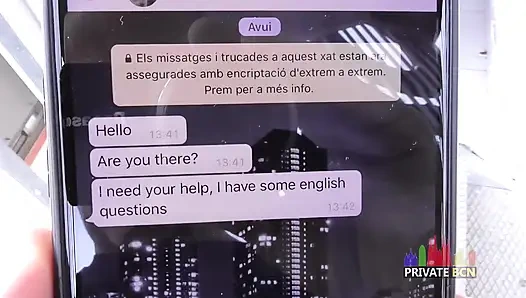 English lessons, sex, footjob and 2 cumshots