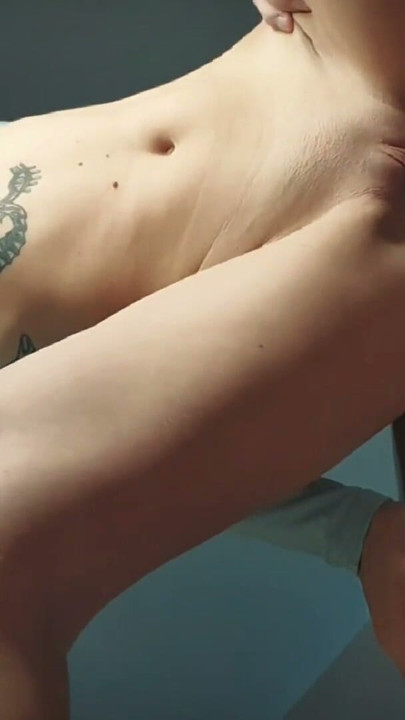 Horny teen gets fucked at the pole with cum in mouth | Clip 1