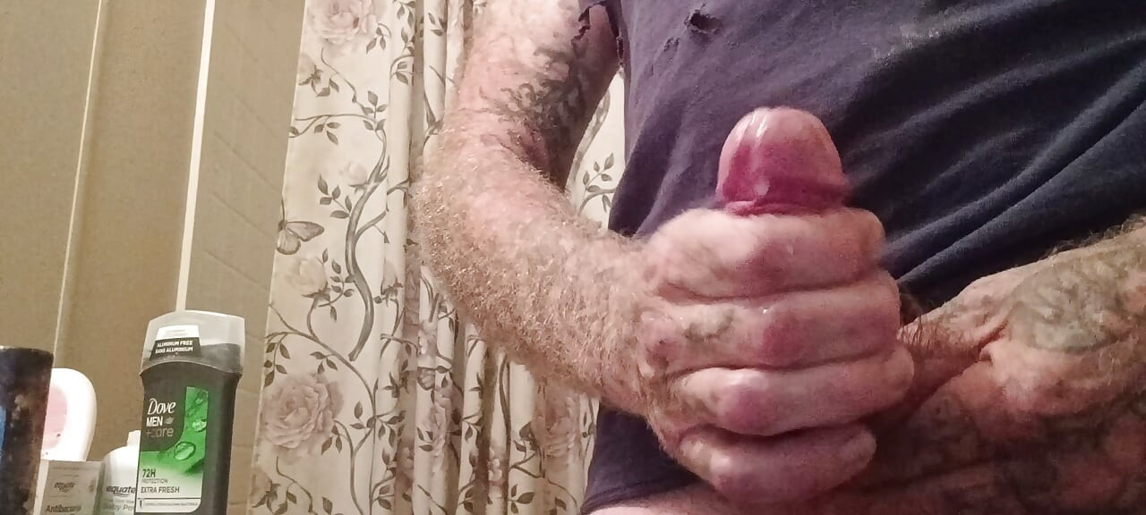 Daddy edging and releasing hot cum load