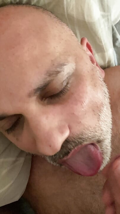 Eating sperm for the first time