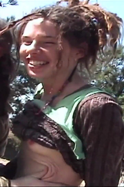 Cute young whore gets fucked in the country