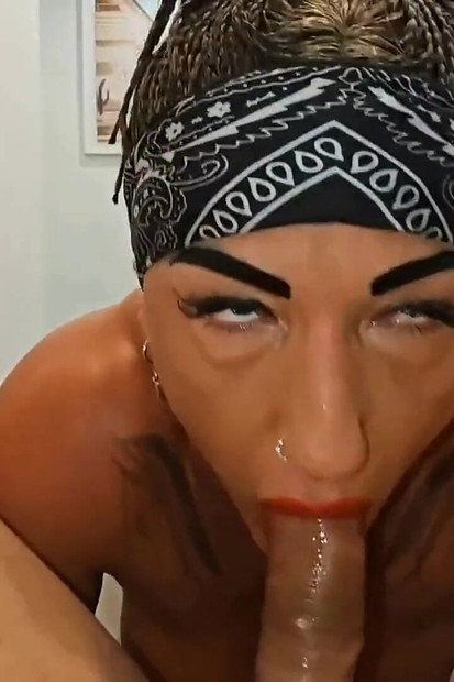 Deepthroat on My Face and Mouth Very Hard