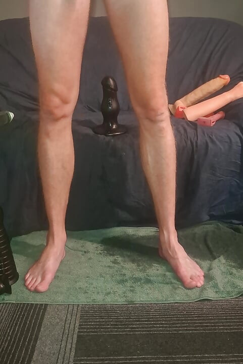 Solo male extreme anal dildo - huge toys