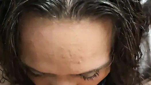 Azgın üvey anne yarak emiyor