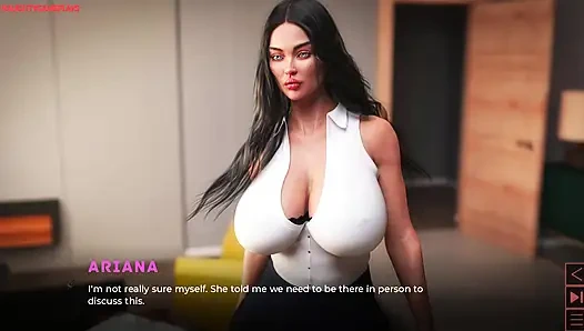 The Synthetic Part 10 By Carbon - Busty MILF Gives Horny Guy a Handjob, Big Cock Cumshot