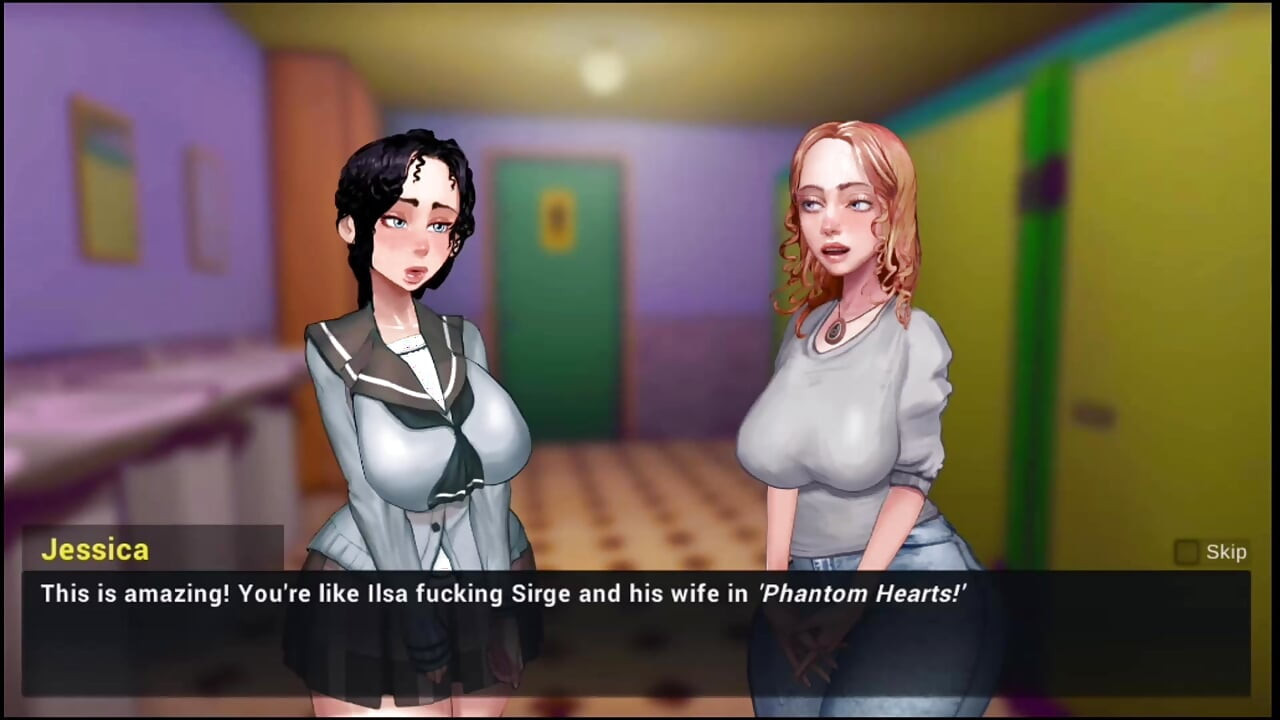 Taffy Tales #28 - Johannes saw Becca and Pricilla naked together ... Johannes and Sara send each other naughty photo's