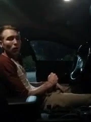 Dude in the parking lot