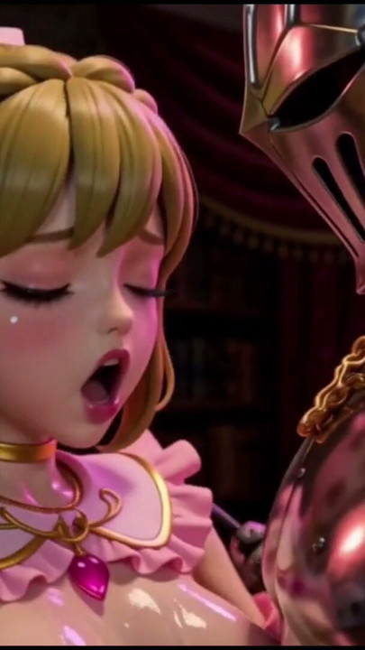 3d Anime medival stripper masturbates and fucks knight | Clip 1