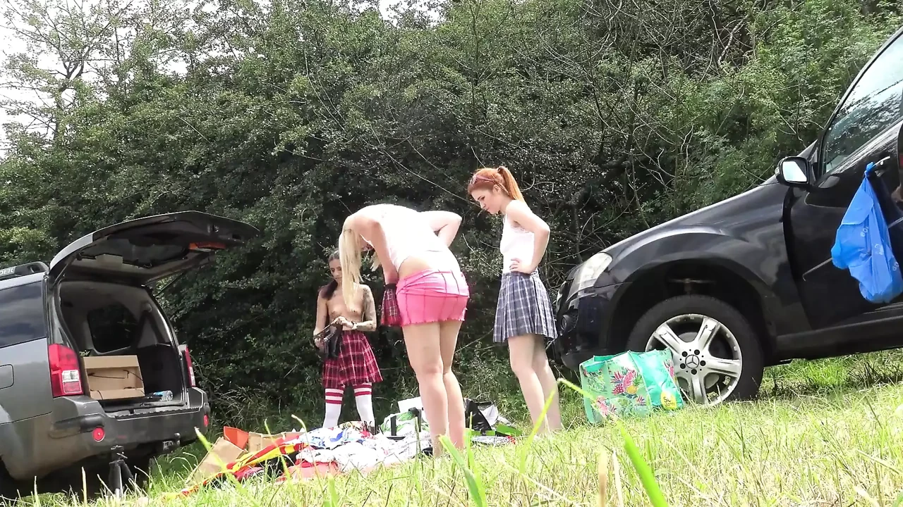 Under Their Mini Skirts No Panties Girls Try on Haul with a Big Ass Blonde a Skinny and Hot Sexy Redhead with a MILF