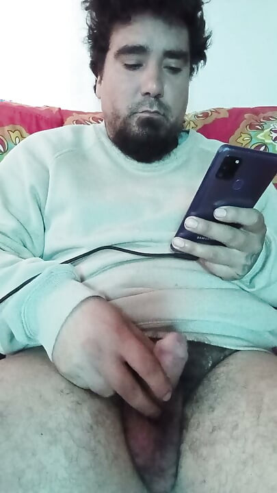 Masturbating for 7 minutes with cumshot