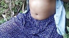 Outdoor Indian Girl Masturbating in a Forest