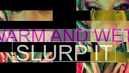 Wank and slurp with goddess lana cei looper for dumb dumb heads