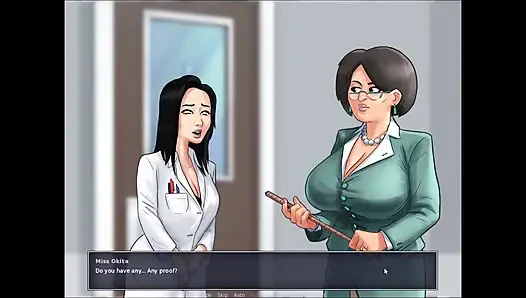 Summertime saga miss Okita Animationssammlung teil 32 nacktes sexspiel spiel 18+ erwachsenenspiel