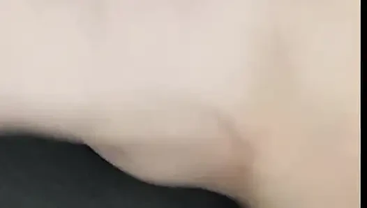 Teen cock massaging at night