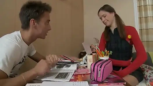 Лизание киски, трах, сосание члена... сперма в рот