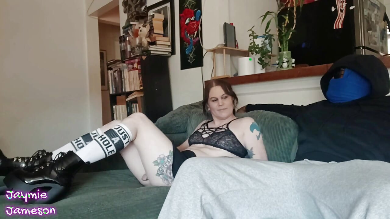 Trans Slut Seduces Roommates Friend Then Deepthroats His BBC