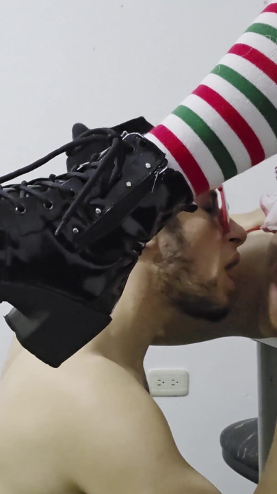 Sexy neighbor in nurse lingerie seduces neighbor for anal and oral sex. | Clip 1