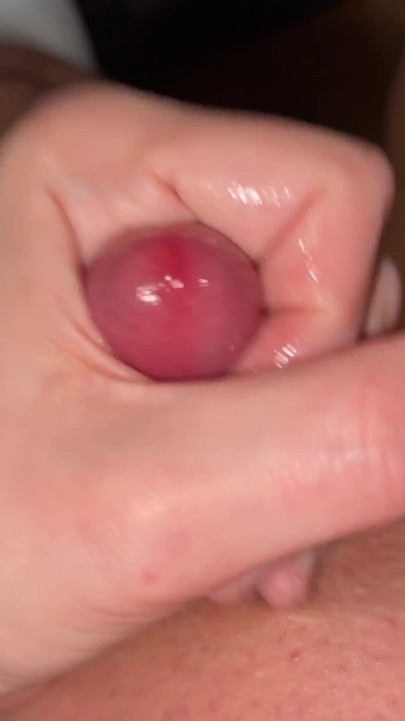 Jaw-dropping moment from "first wank of my little foreskin cock 2024"
