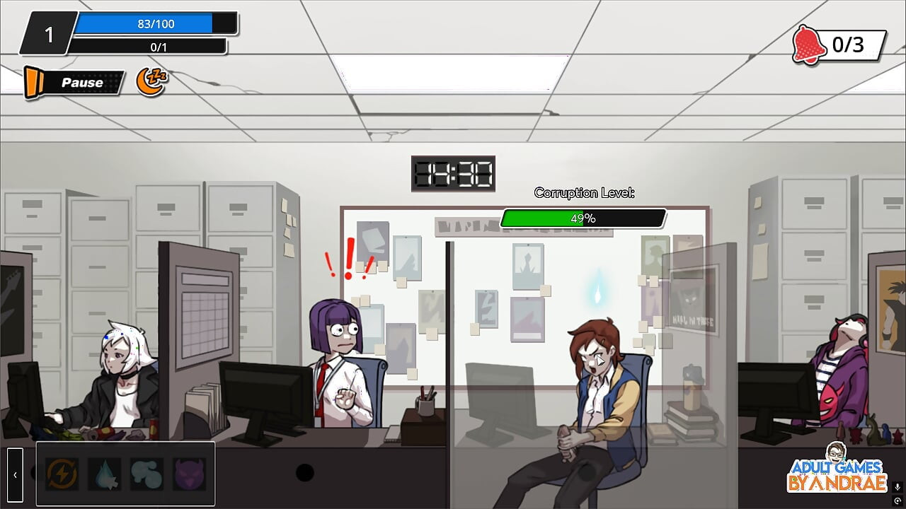 Femboy Ghost Gameplay Part 1 – Discreet Masturbation at Work