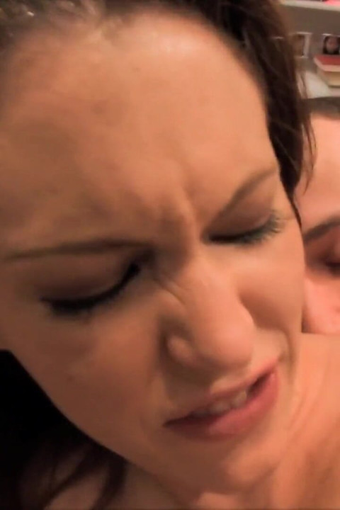 Stud Loves Fucking MILFs Huge Tits on the Sofa