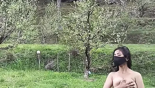 Outdoor sex with miss mahi