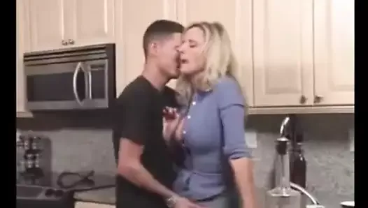 Milf in Kitchen