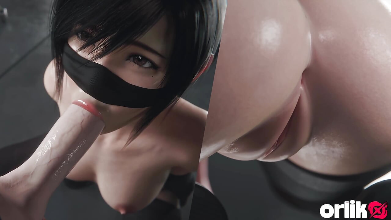 Yuffie ไฟนอล แฟนตาซี 7 - บริการอมควยเลอะเทอะเปียก [เฉพาะหน้ากากเวอร์ชั่น 4K]