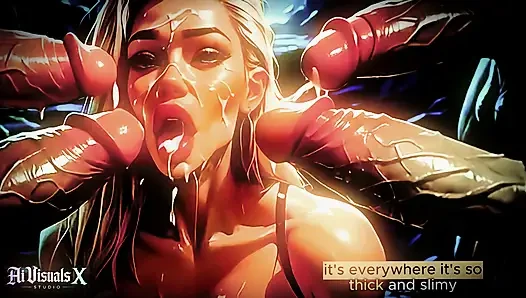 Ork elf uzaylı fantezi oral seks ve meme sikişi derlemesi - animasyonlu porno (yapay zeka tarafından oluşturulmuş)