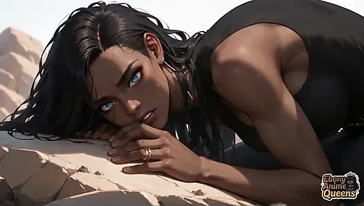 Zenci ateşi çölleri ısıtıyor! En ateşli xxx pornosu!