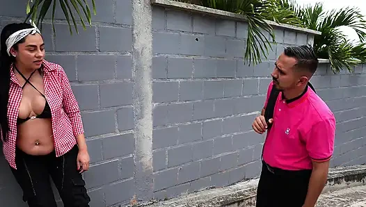 I Fuck Nerdo at Home in the Middle of Pregnancy the Bastard Had a Lot of Milk and He Came in My Pussy