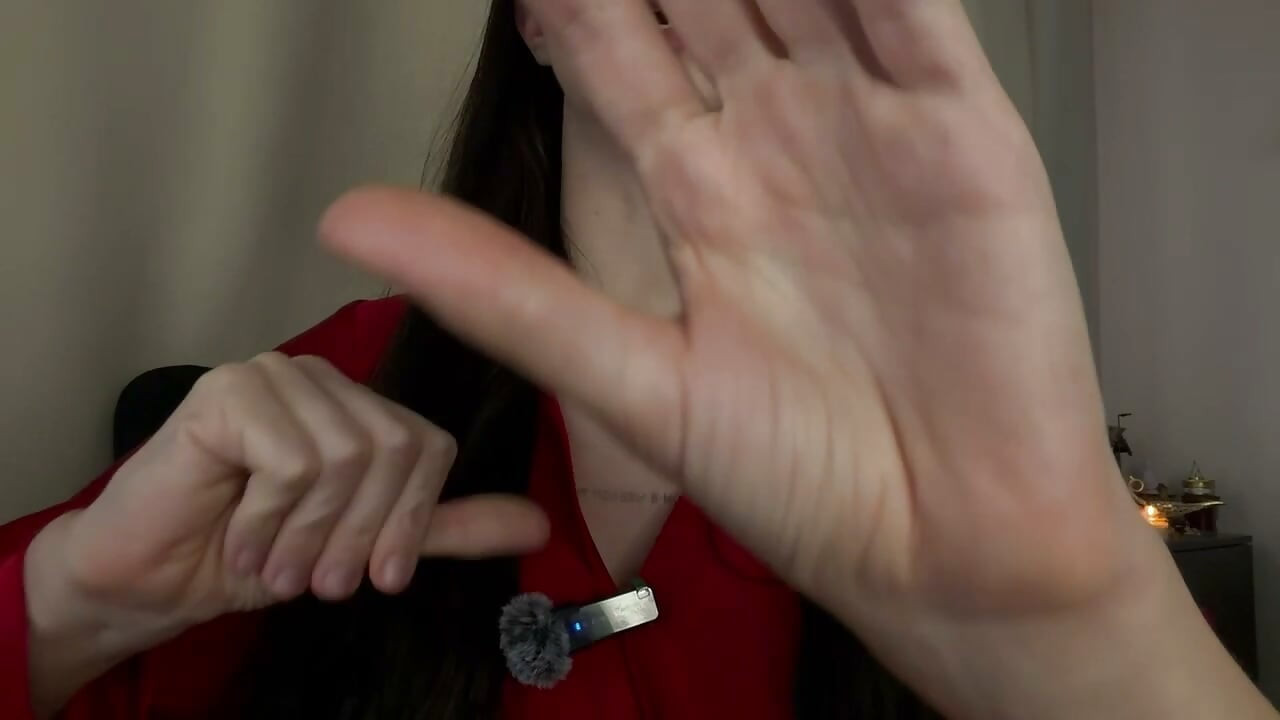 ASMR Slow Hand Movements , Plucking Away Your Stress & Anxiety