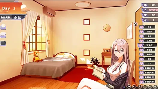 Hentai Game – Happiness Double Room - Boobjob and Sex Scene Free Mode