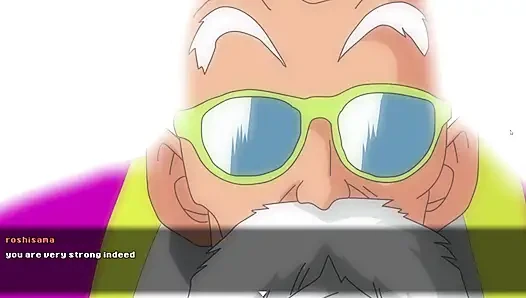 Turnamen Super slutz 2 - Pantat gemuk Roshi Fucking Caulifla dari Dragon Ball Super
