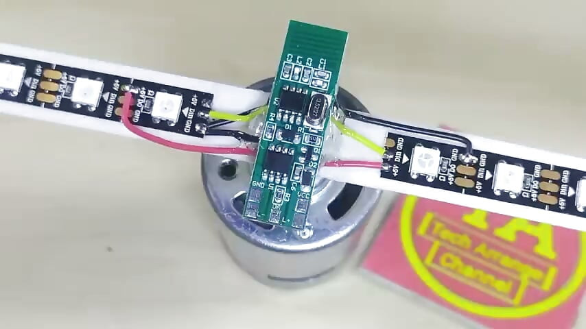 How to create LED fan in home