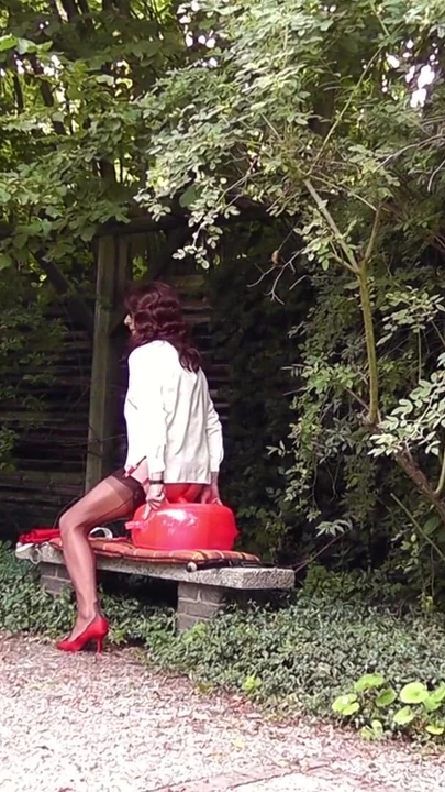 Iconic moment from "My Very Short Red Skirt"