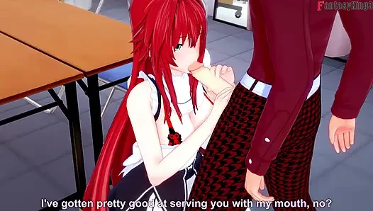 Rias Gremory Zimmermädchen cosplay sex - SCHWÄNGERIN NTR Madness Serie