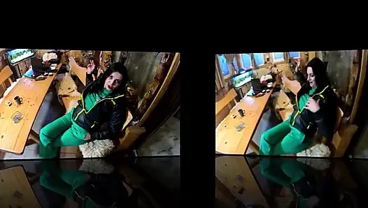 Курящая милфа с большими сиськами фетишами. Грязный микс, подборка