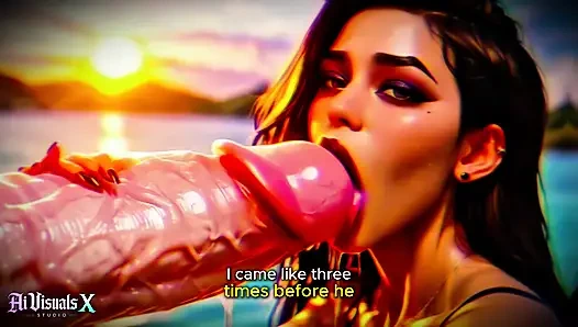 (4k) yapay zeka 3 boyutlu animasyonlu porno - latin baddie büyük beyaz yarağa tapıyor (ırklararası asmr) - yapay zeka görselleri x