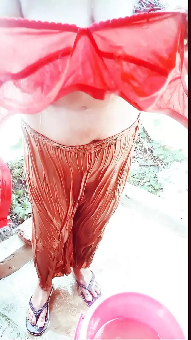 Beautiful village vabi show his big ass and big boobs.