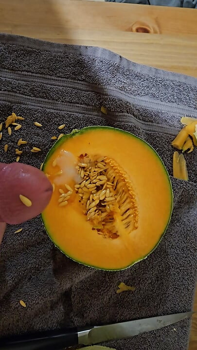 Fucking a melon