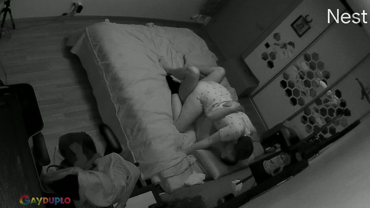 Amateur Couple Caught Fucking on Nest Cam