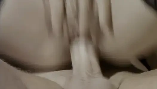 First She Masturbates on the Couch, Then She Takes a Cock in the Ass
