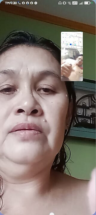 sexo sexo videollamada a mi esposa cachonda.