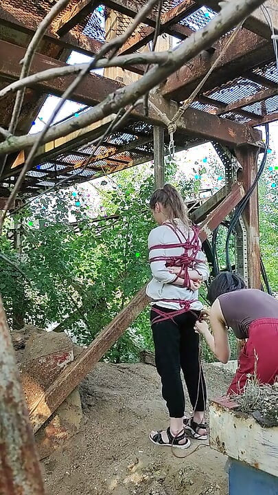 Shibari Princess Goes Outside