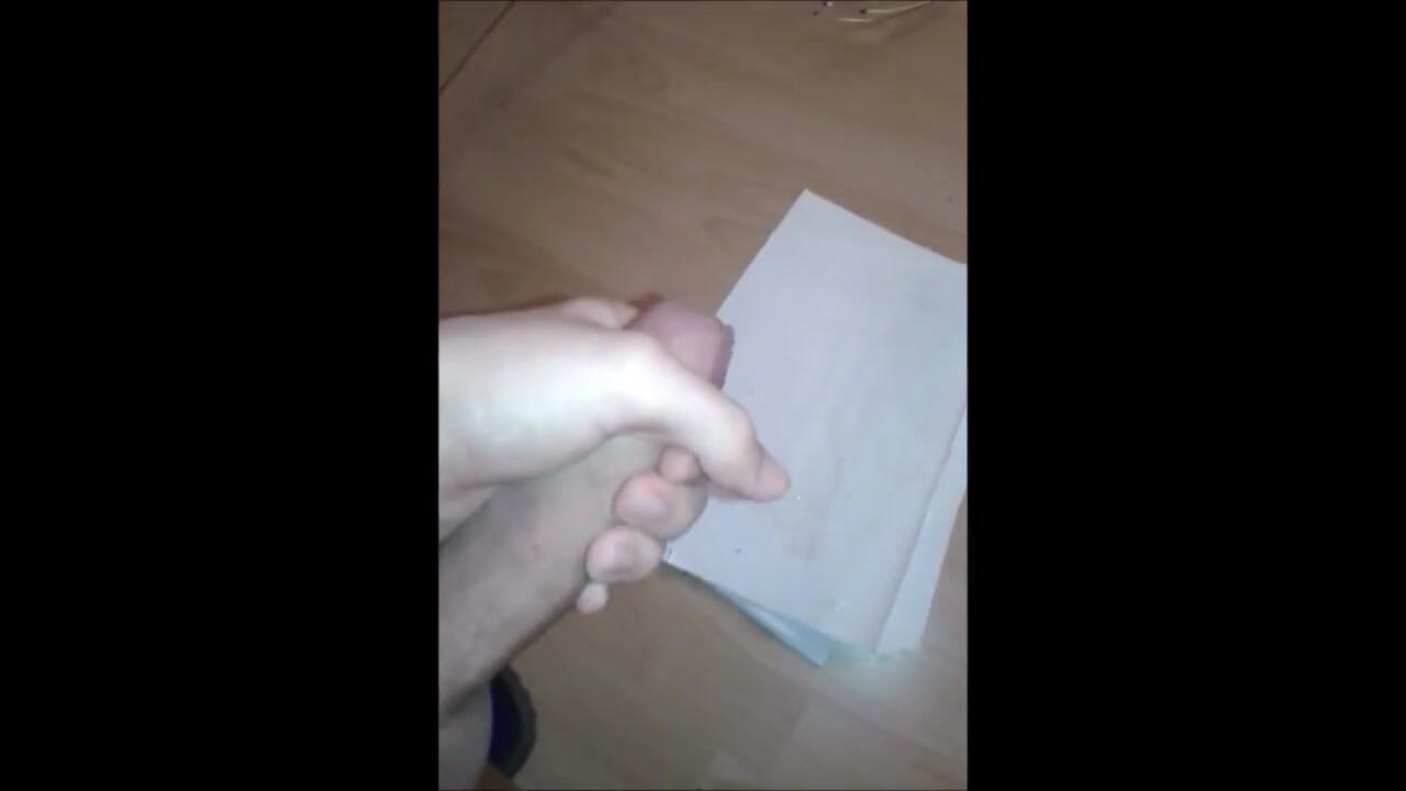Cumming on my old college papers. Good riddance!