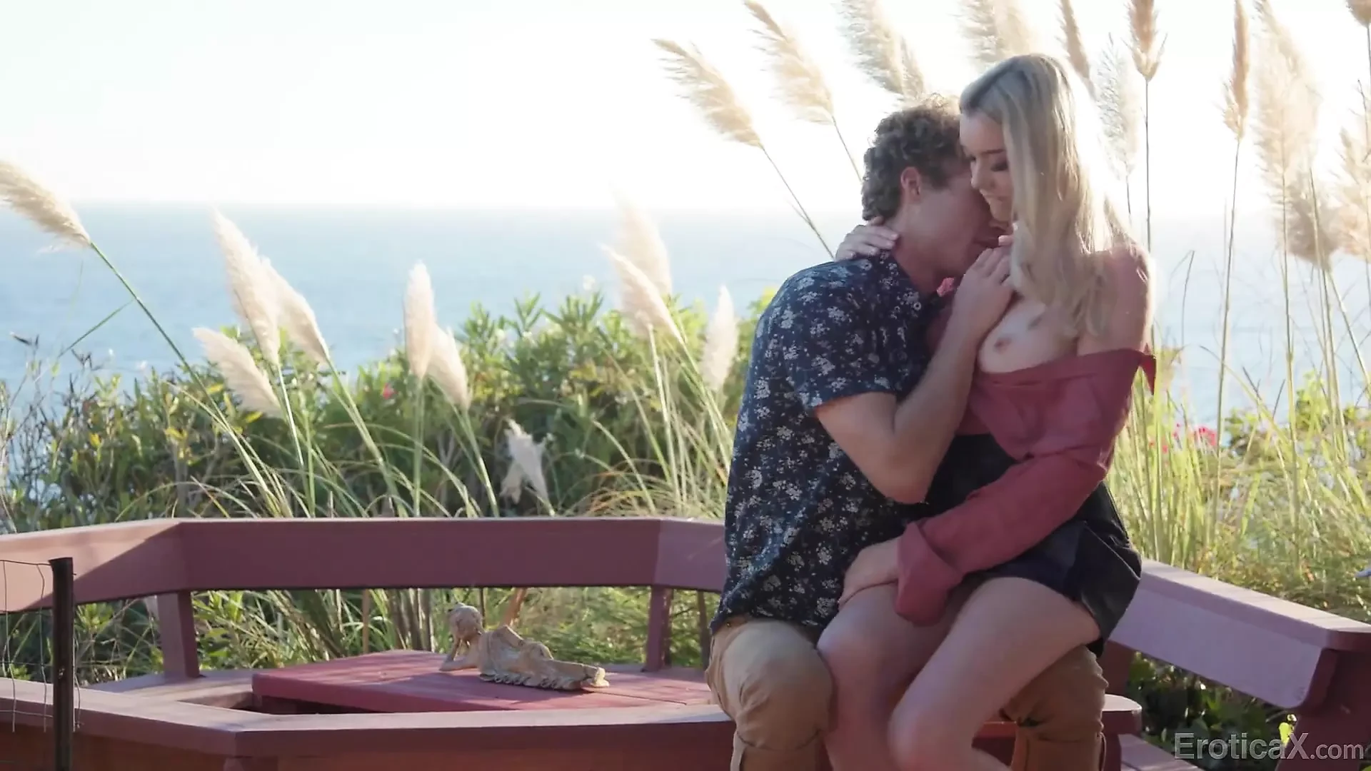 Sexy wife fucks stranger outside at swinger's resort  Pt 2 - EroticaX